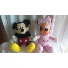 Lotinho. Pelucia Minie E Mickey