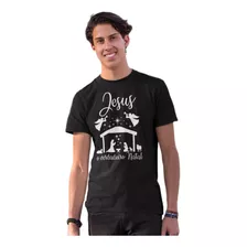 Camiseta Natal Adulto Algodão Jesus