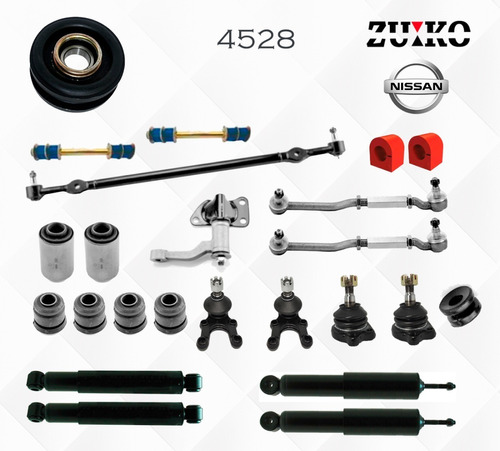 Kit Rotulas Barras Amort Brazos Nissan Pick Up 720 4x2 81-93 Foto 2