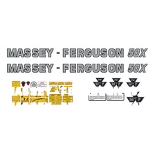 Kit Adesivos Compatível Trator Massey Ferguson Mf 50x
