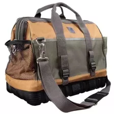 Lee Tools Mala Bolsa Eletricista Fundo De Borracha 23 Bolsos