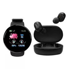 Auriculares Xiaomi Airdots + Smartwatch Reloj D18 Negro