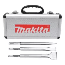 Kit Ponteiro Talhadeiras Sds-plus Maleta Com 3 Peças-makita