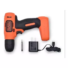 Taladro Atornillador Inalámbrico De 10mm Black+decker Ld008 8v + Accesorio