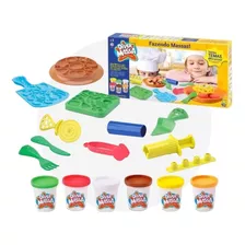 Brinquedo Infantil Massinha De Modelar Com Acessórios Diver 