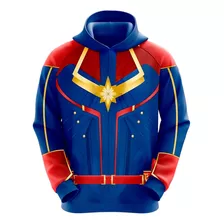 Sudadera Sublimada Capitana Marvel Hoodie