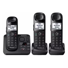 Telefono Inalambrico Panasonic Kx-tg3683b Triple Contestador