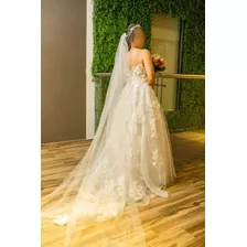 Vestido De Novia De Matrimonio/boda - Usado Solo Una (1) Vez