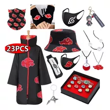 23 Piezas, Akatsuki Naruto Bata, Accesorios