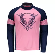 Camisa Goleiro Infantil Reusch Fenix Rosa (nome Grátis)