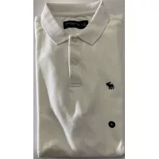Camiseta Abercrombie & Fitch Tipo Polo Stretch Orig Talla Xl