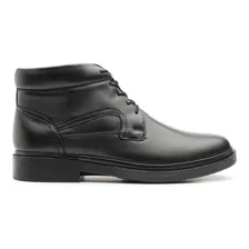 Botin Botas Hombre Quirelli 85103 Agujeta Piel Borrego Negro