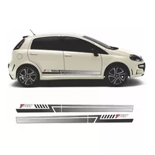 Adesivo Faixa Lateral Fiat Punto Tjet 2013/2016 Mod Original