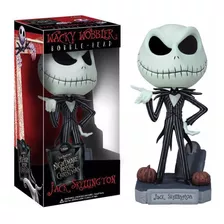 Boneco Jack Skellington Wacky Wobbler Funko Bobble Head Toy