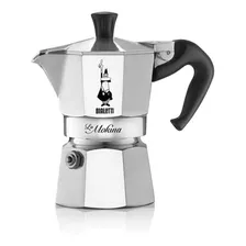 Cafetera Bialetti La Mokina Italiana 1/2 Cup Aluminio Moka