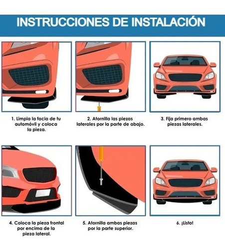 Pack Lip Arco Splitter Universal + Sujetadores De Lip Struts Foto 10