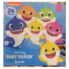 Rompecabezas Baby Shark 24 Piezas Nickelodeon Pink Fong