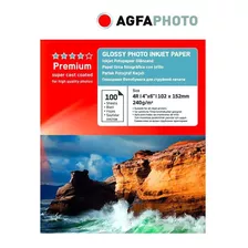 Agfa Papel Fhoto Premium Glossy (100h/240grs/10x15cm)
