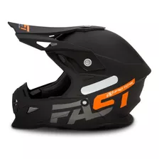 Capacete Para Moto Motocross Trilha Fast 788 Solid Pro Tork Cor Laranja Tamanho Do Capacete 62