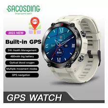 Reloj Inteligente Impermeable Militar 5atm Gps Para Hombre