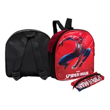 Kit Escolar Spider Man Aranha Lancheira E Estojo De Menino