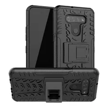 Funda Negra Con Soporte Para Telefono LG K51