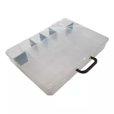 Caja Organizadora De Pesca - 23 Divisiones - Tipo Maletín