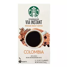 Starbucks Via Café De Colombia, 8ct (paquete De 6).
