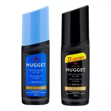 Kit 2 Polidor De Sapato Líquido Incolor E Preto Nugget 60ml