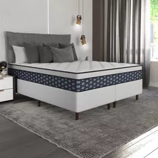 Cama Box King Molas Ensacadas Euro 193x203 Thássia Umaflex