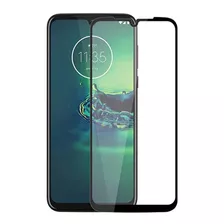 Película 3d Vidro + Capa Impacto Motorola Moto G8 Plus Tpu 