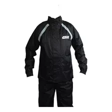 Conjunto Capa De Chuva Givi Rr02p Nylon Preta