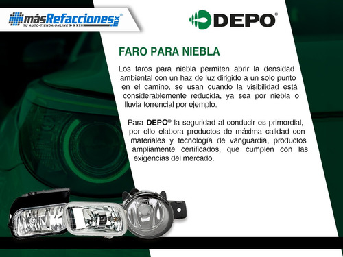 Faro Niebla Derecho S/foco Chevrolet Colorado 13-15 Depo Foto 6