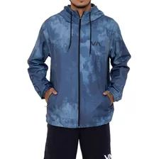 Jaqueta Rvca Hex Stop V Masculina Azul