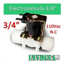 Válvula 120vac Solenoide Electrovalvula 110vac N.c. Ac 3/4