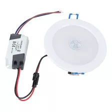 Techo Empotrado Led Con Sensor De Movimiento Infrarrojo Pir