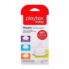 Kit De Variedad De Pezones Playtex, Flujo Medio, 4-count