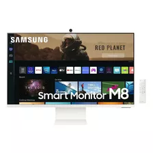 Monitor Samsung M8 4k Slim Design 32 Ls32bm801ulxzb Color Blanco