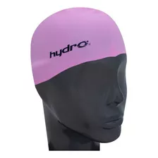 Gorro De Natación Hydro Silicona De Mujer Color Rosa Diseño De La Tela Liso Tamaño Unico