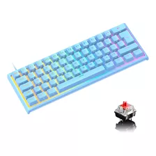 Teclado Gamer Mecanico Ergonomico Por Cable |iluminacion ...