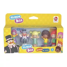 Bonecos Dedoches Mundo Bita Em Vinil Líder Brinquedos