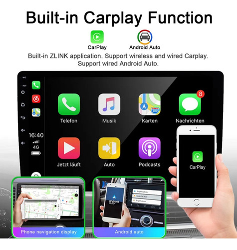 Radio Android Kia Carens 2008 A 2015 Carplay Foto 2