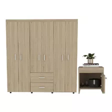 Combo Para Habitación Aria Incluye Closet Y Mesa De Noche