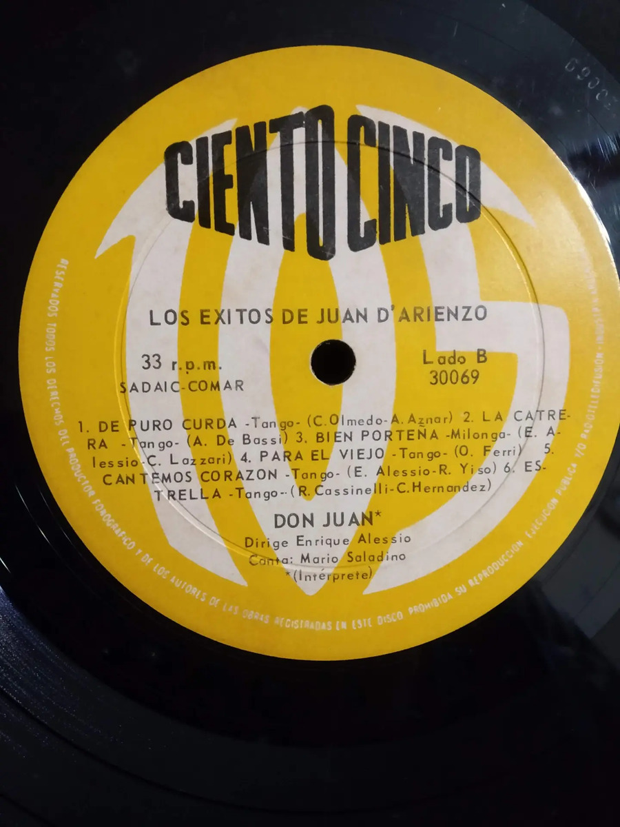 Juan D’Arienzo - Los Grandes Éxitos De Juan Juan Darienzo - vinilo 1980