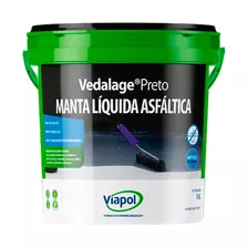 Manta Liquida Asfáltica Vedalage Preto 18 Litros - Viapol