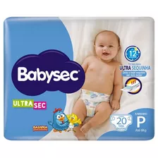 Fralda Babysec Ultrasec Jumbinho Galinha Pintadinha P Com 20 Unidades