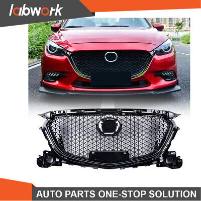 Labwork Front Bumper Upper Grille For 2017 2018  Mazda 3 Aaf Foto 2