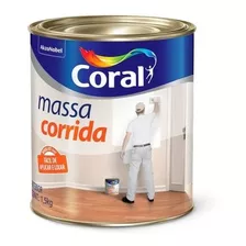 Massa Corrida Branca 1,5kg Coral