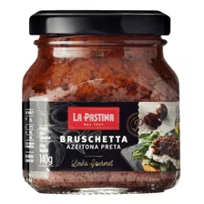 Bruschetta Gourmet De Azeitona Preta La Pastina 140g