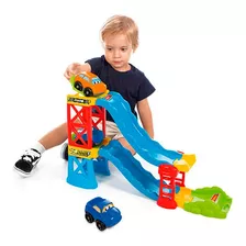 Pista Carrinho Infantil Com 2 Carrinhos Ramp Racer - Maral